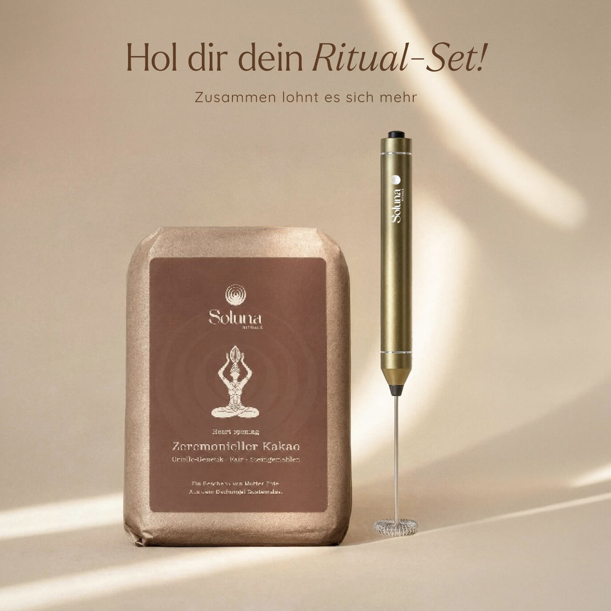 Ritual Mixer | Goldener Kakao-Milchaufschäumer