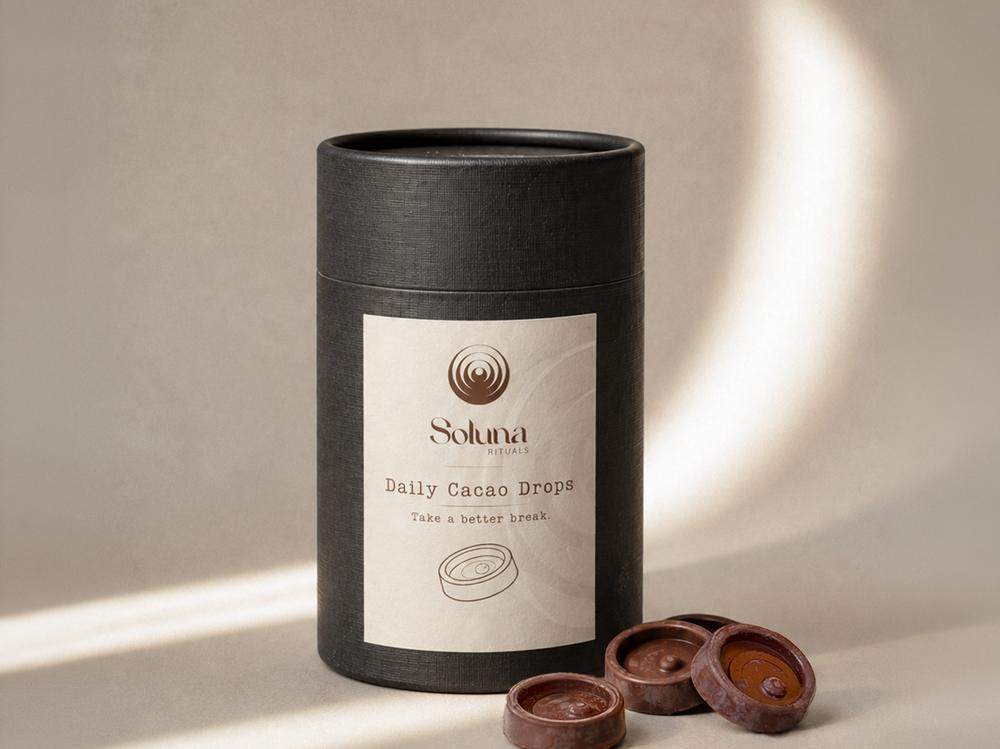 Daily Cacao Drops Tube von Soluna